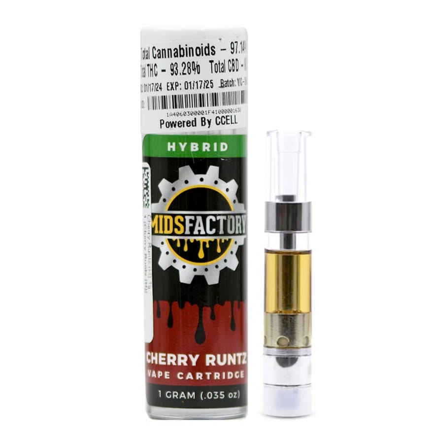Cherry Runtz (H) - Cart 1g *B2G1 EVERYDAY* - MidsFactory - Cherry Runtz (H) - $18 - Cartridges