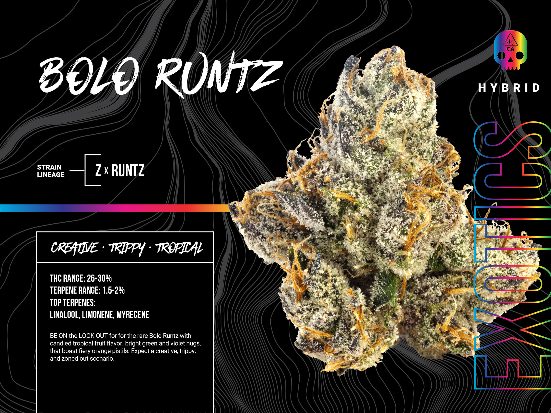 BOLO RUNTZ 3.5G - BOSKY -  - $37.75 - Flowers