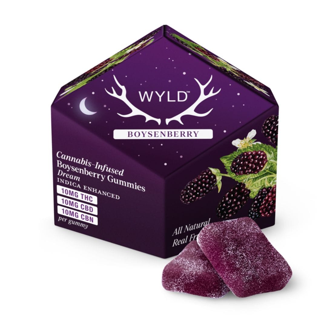 Boysenberry 1:1:1 Gummies 100mg - Wyld -  - $20.24 - Edible