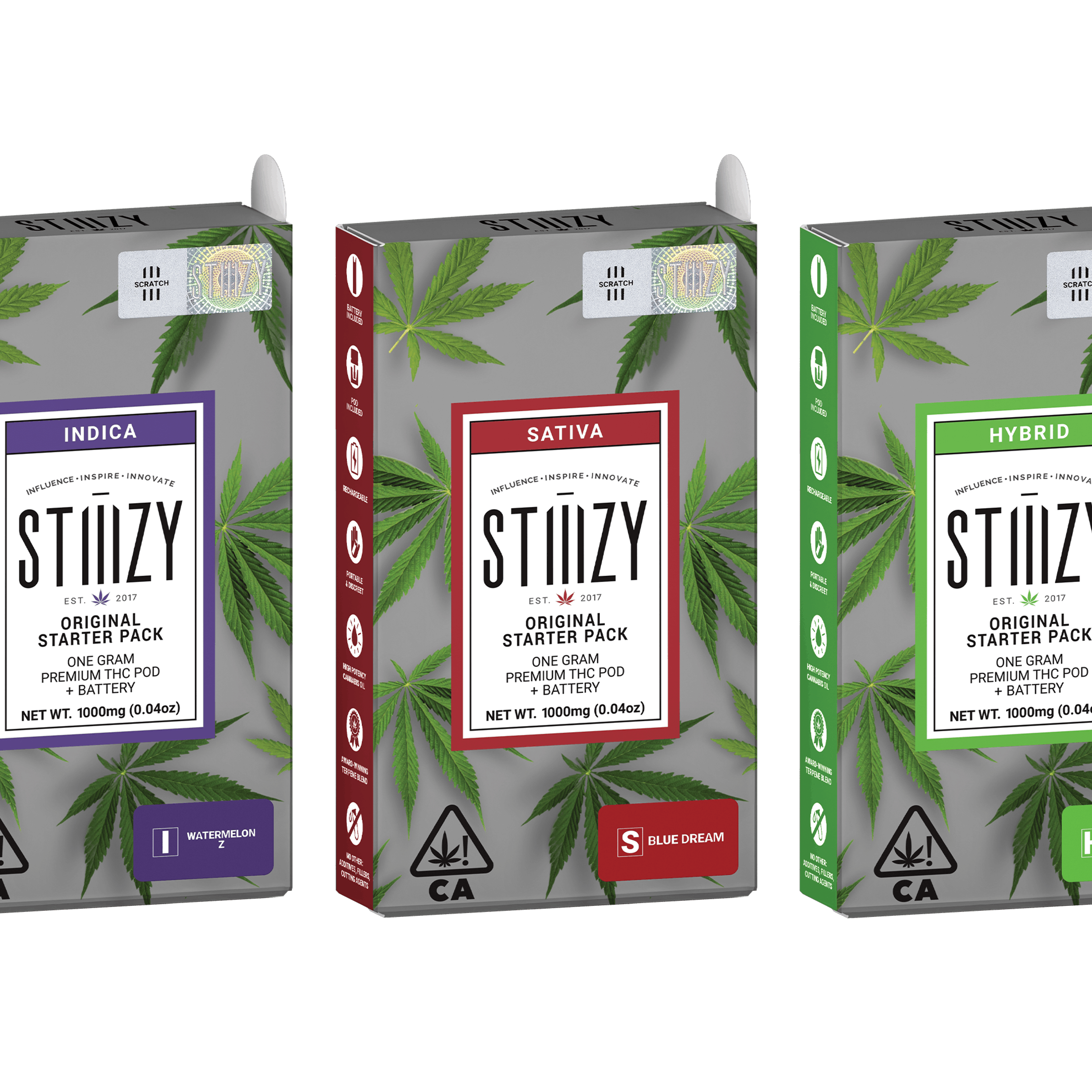 Watermelon Z - Starter Pack - STIIIZY - One Gram - $28.99 - Pods (STIIIZY + PlugPlay + PAX + Left Coast)