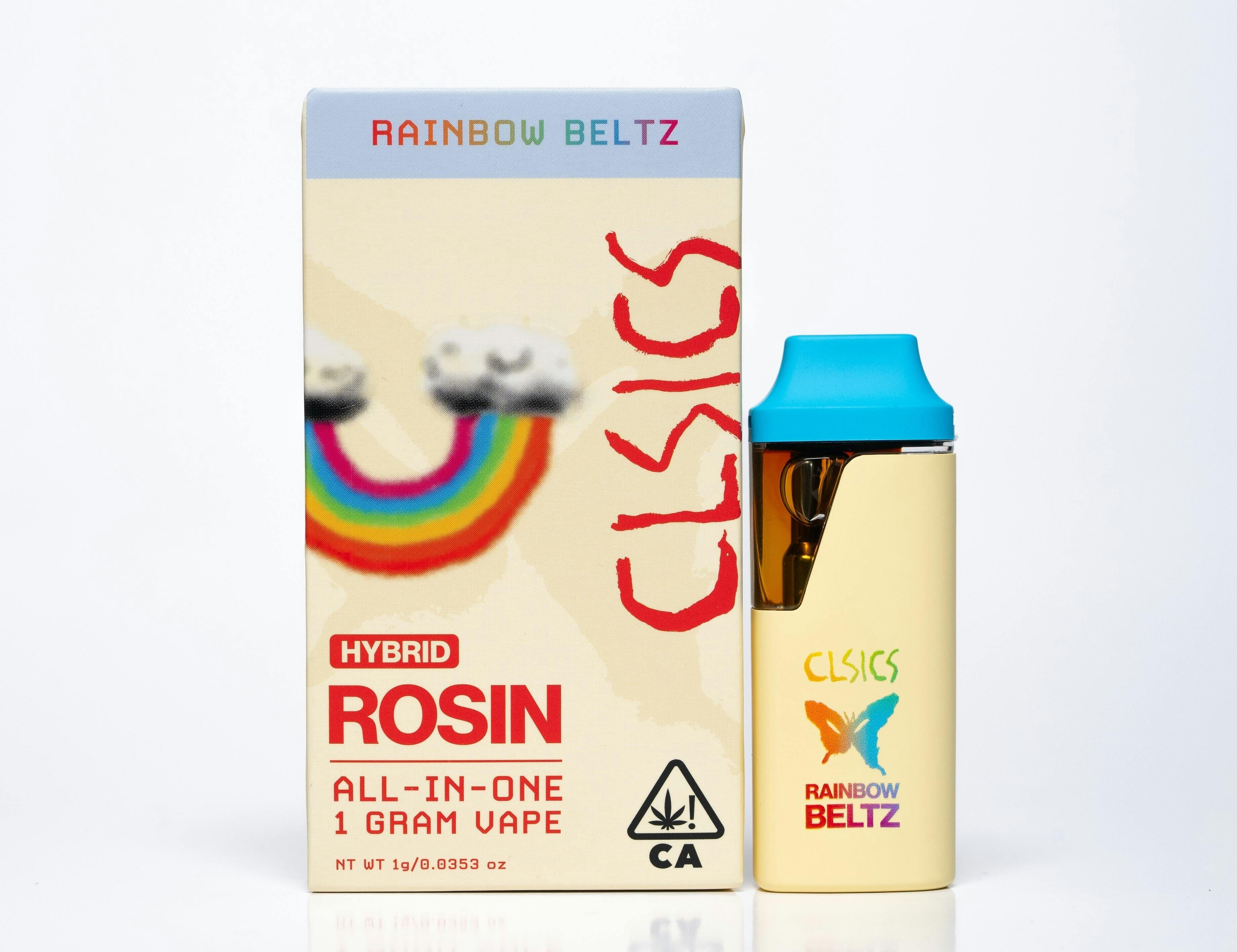 Rainbow Beltz - LIVE ROSIN ALL IN ONE VAPE 1g - CLSICS Rosin & Rosin Infused Pre Rolls -  - $39.61 - Vapes