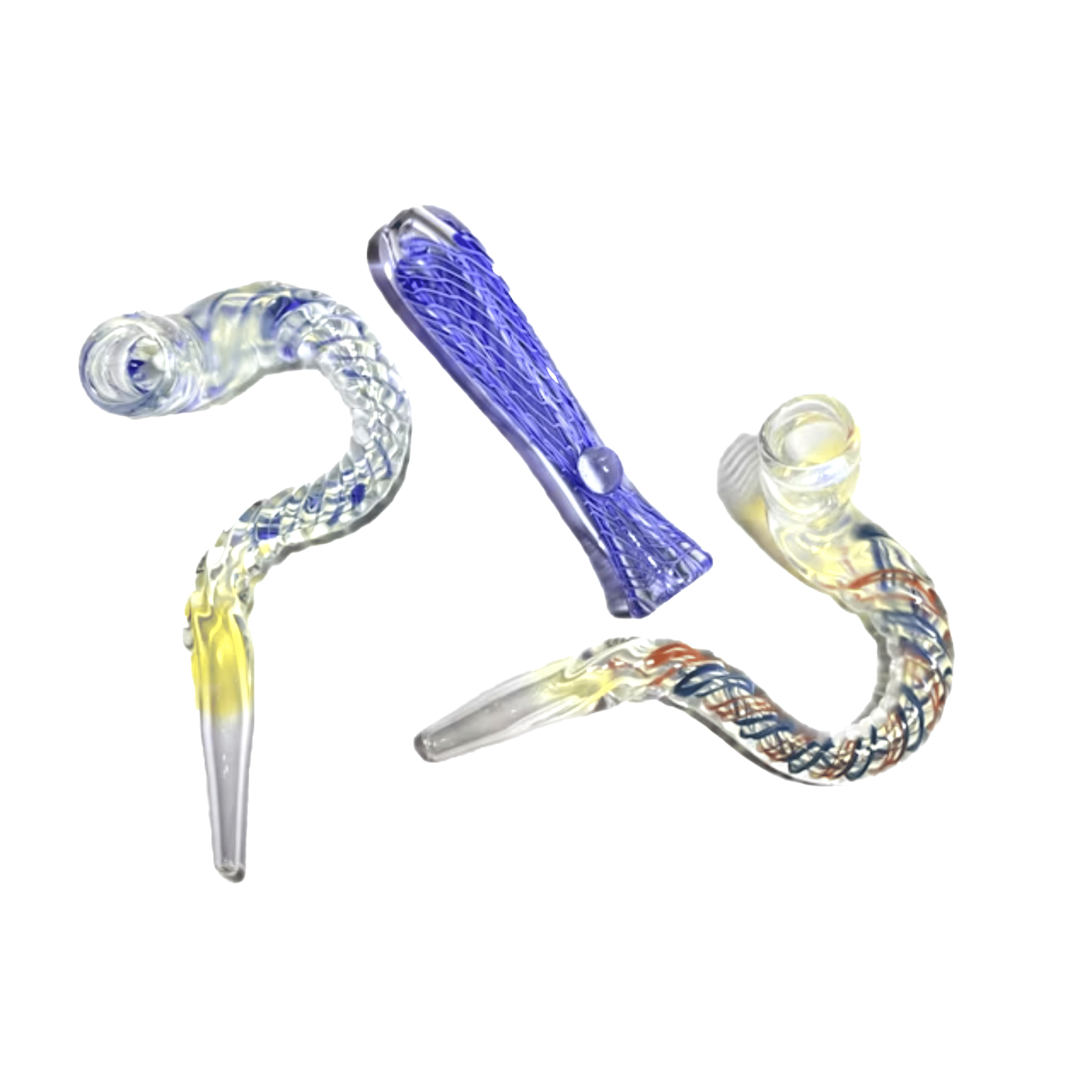 Assorted Glass Chillums - Big Eye Glass -  - $7 - Paraphernalia