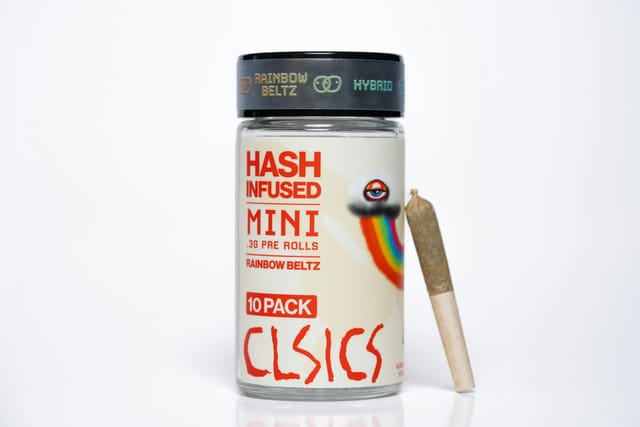 CLSICS Hash 10PK Preroll - Rainbow Beltz