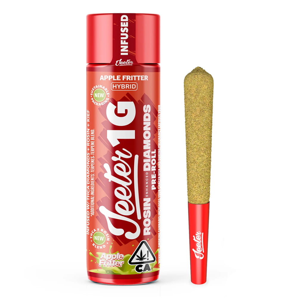 Apple Fritter (H)  - 1g Infused Preroll *B2G1 EVERYDAY* - Jeeter - Apples Fritter (H) - $14.99 - Pre-Rolls