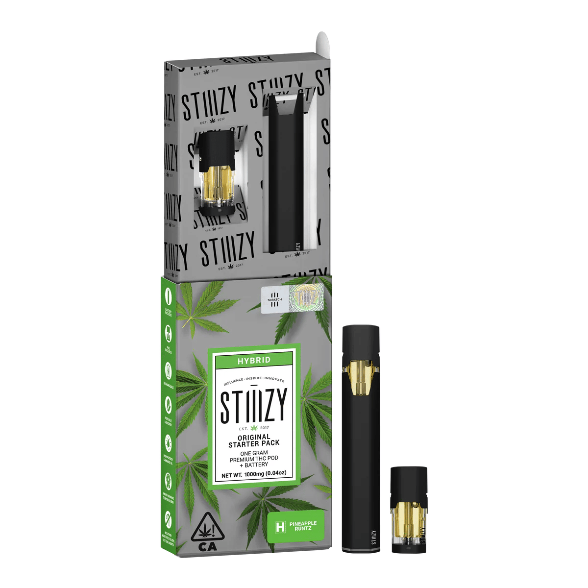 Pineapple Runtz Starter Pack 1g - STIIIZY -  - $31.25 - Disposable Vapes