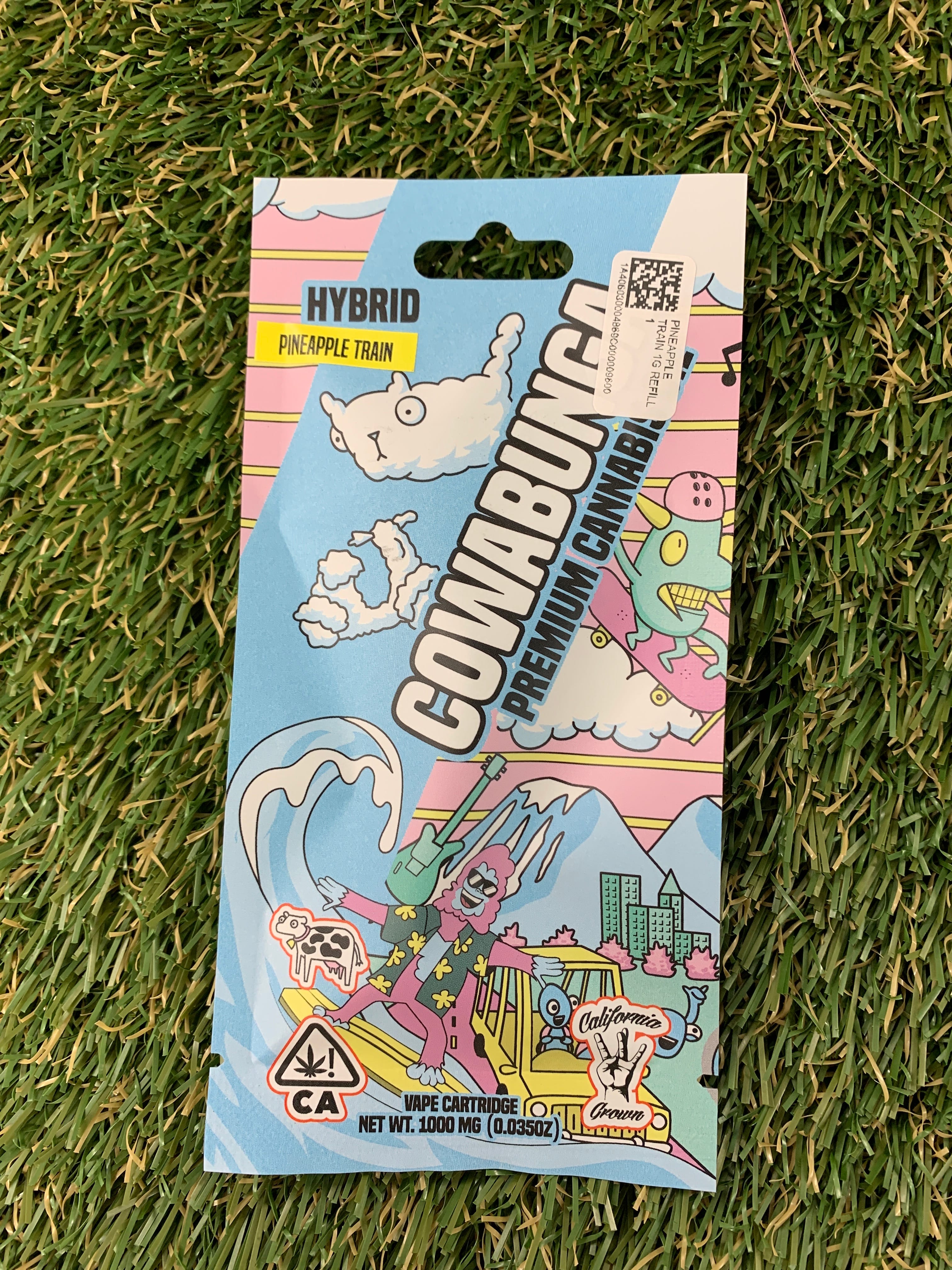 PINEAPPLE TRAIN 1G REFILL - COWABUNGA -  - $12.90 - Vape Cartridge