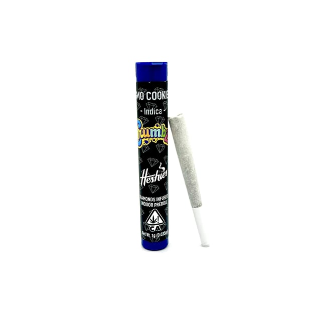 CRUMBZ Diamond 1g Infused Preroll - GMO Cookies | Heshies