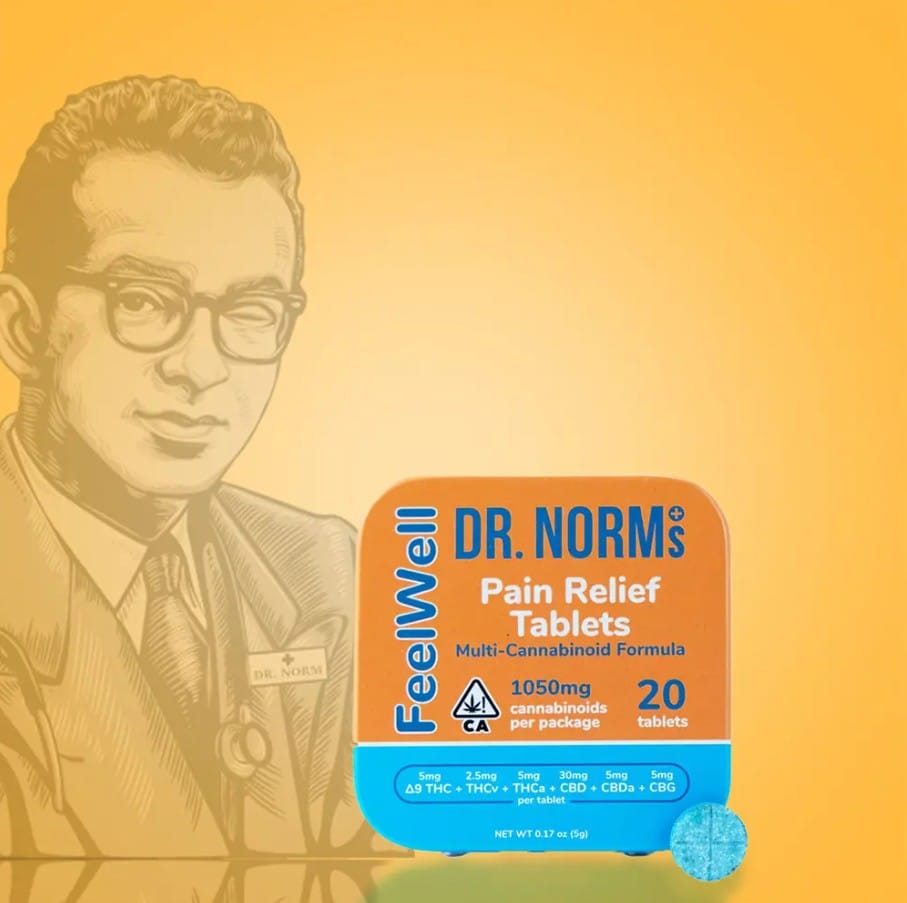Dr. Norm's - Feel Well Pain Relief Tablets 20ct 1050mg - Dr. Norm's - Dr. Norm's - Feel Well Pain Relief Tablets 20ct 1050mg - $55 - Edible