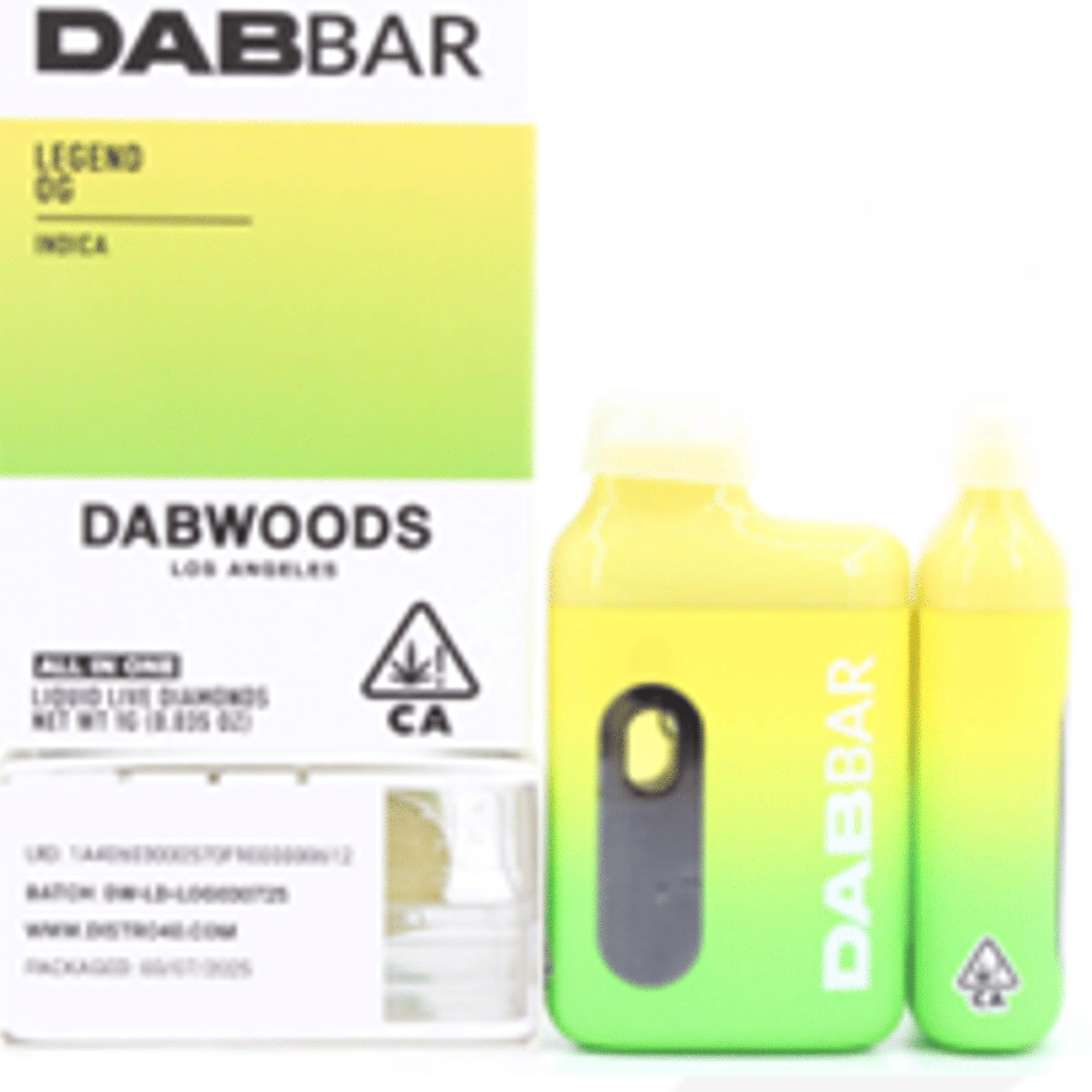 Legend OG 1G Liquid Diamond Dab Bar - Dabwoods - - $30.60 - Cartridges