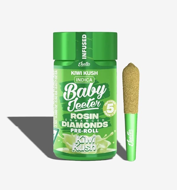 Kiwi Kush - Rosin Baby Jeeter (5pk) - 2.5g