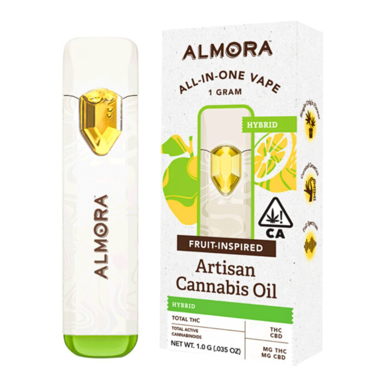 Apple Mac (H) Fruit AIO - 1g - Almora - Apple Mac (H) - $28.64 - Cartridges