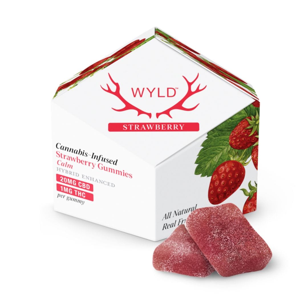 Strawberry 20:1 CBD Gummies 100mg - Wyld -  - $22.24 - Edible