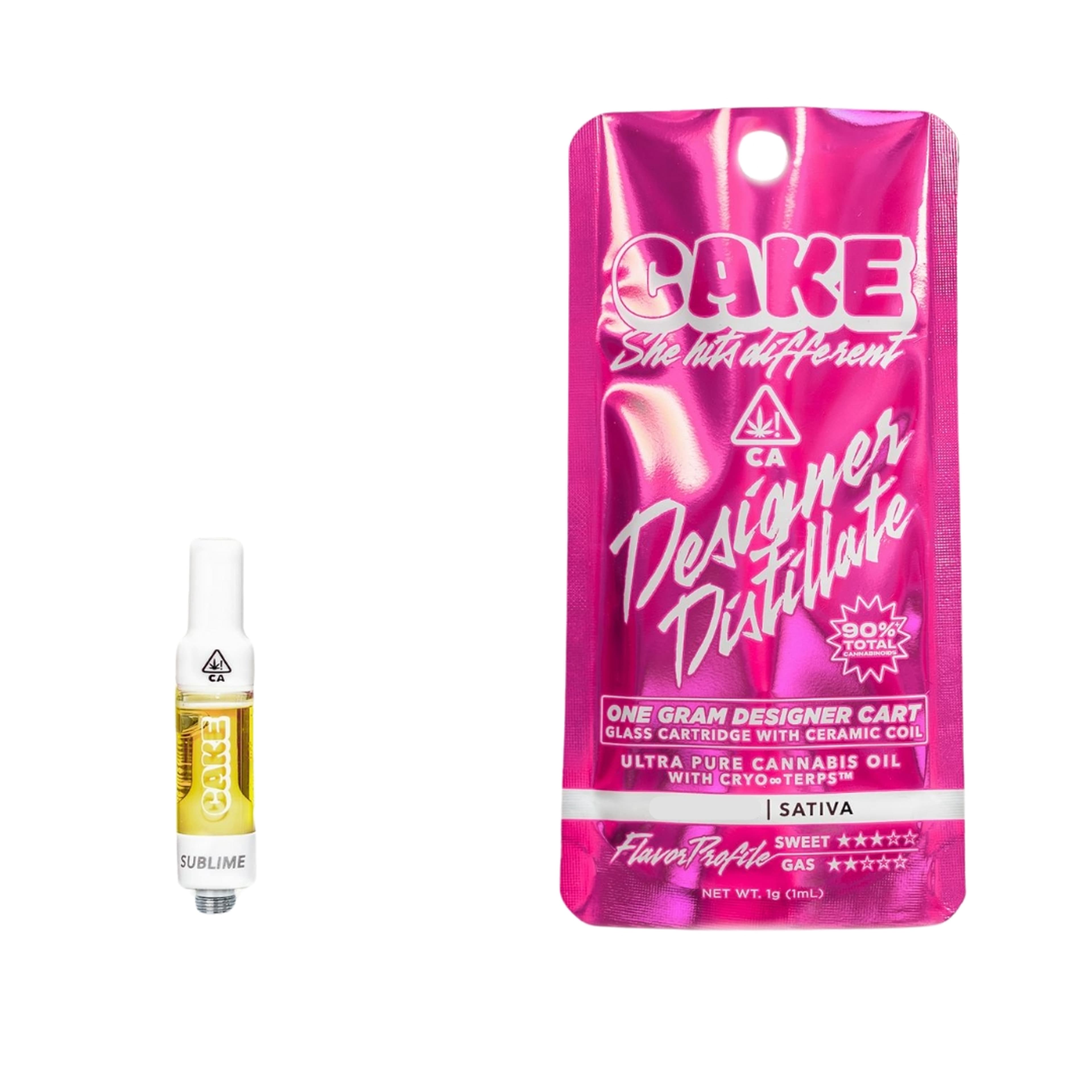 Strawberry Mochi 1g Cart - Cake - - $20.40 - Vapes