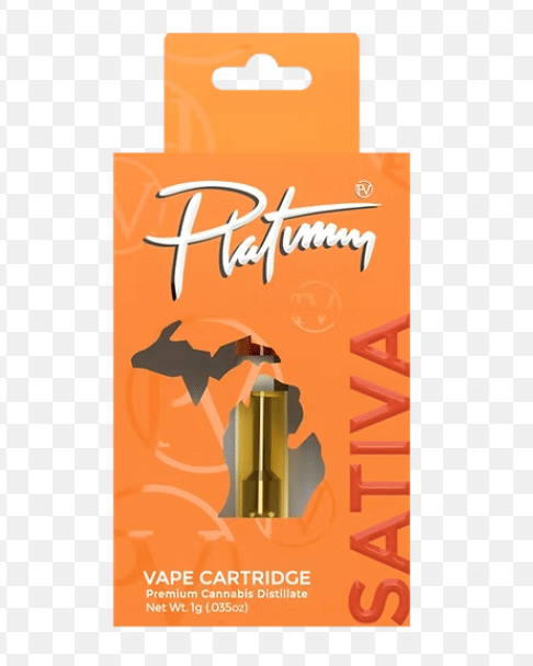 Platinum Vape: Poppin Peach 1g Cartridge - Platinum Vape -  - $25 - Standard Cartridges