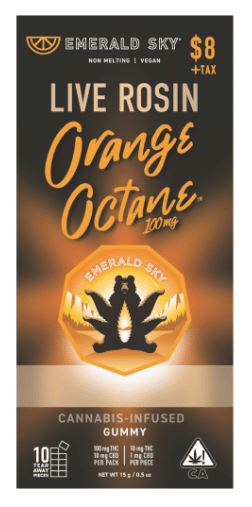 Orange Octane - Rosin Gummy Bar (100mg)