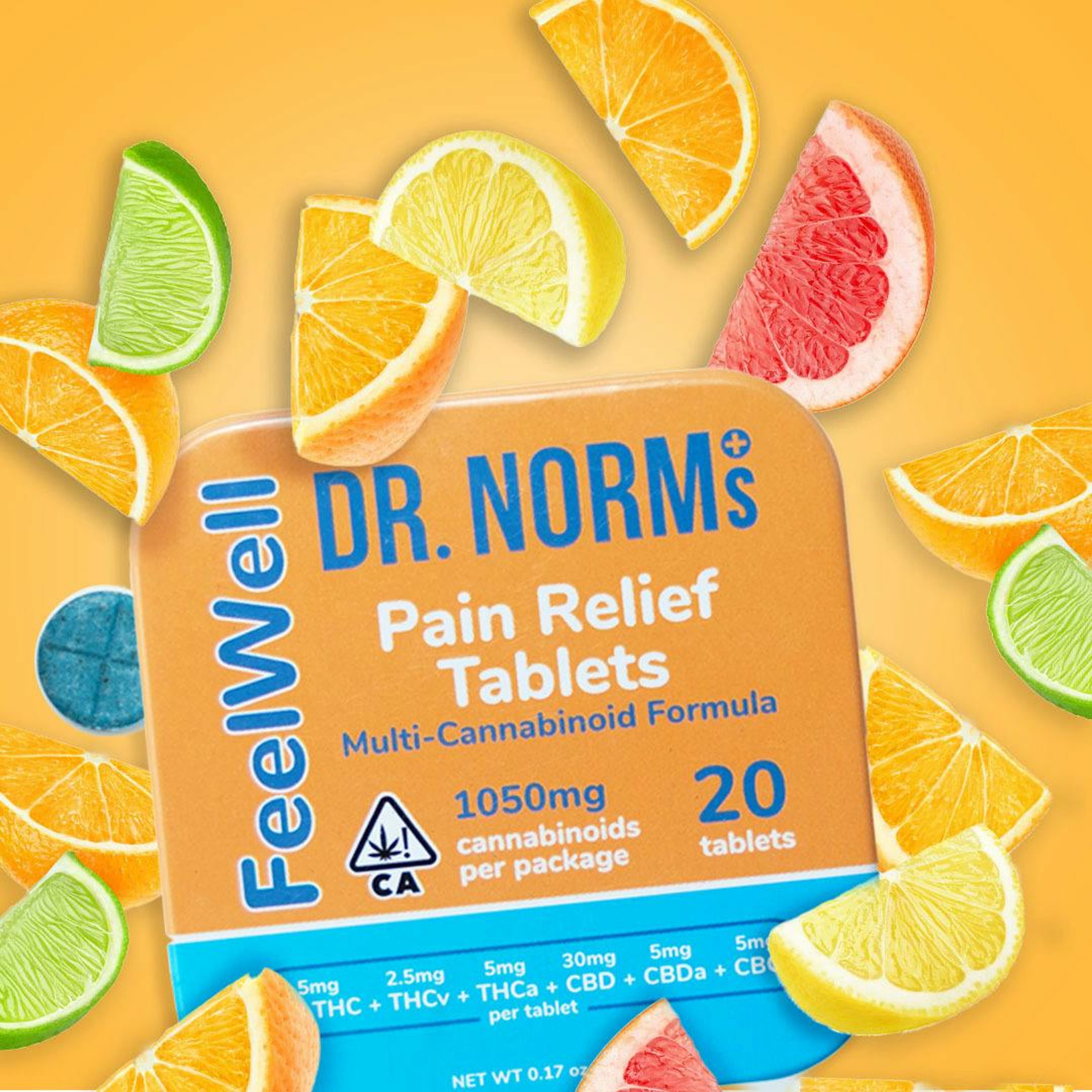 FeelWell Pain Relief Tablets 20ct Tablets - Dr. Norms - - $40 - Pill