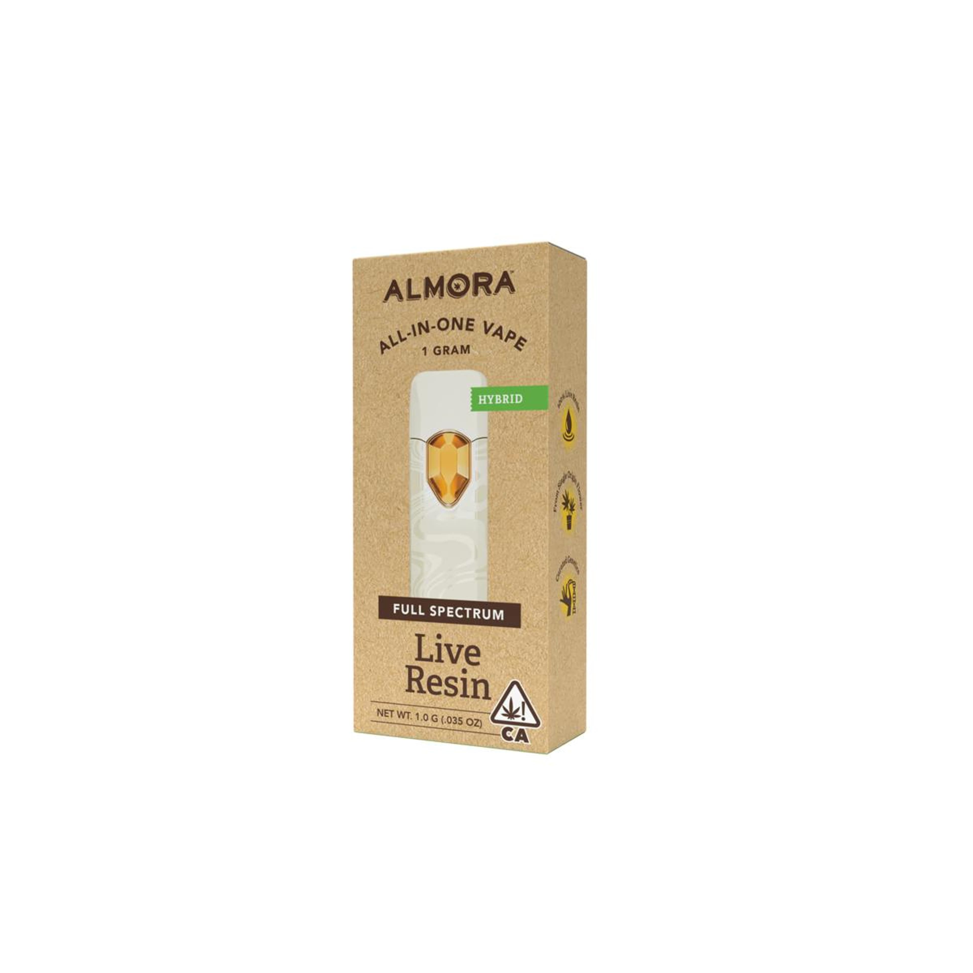 Berry Creamy Live Resin AIO - 1g - Almora - - $45 - Concentrates