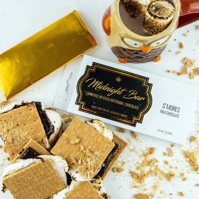 Milk Chocolate Bar 200mg - S'mores
