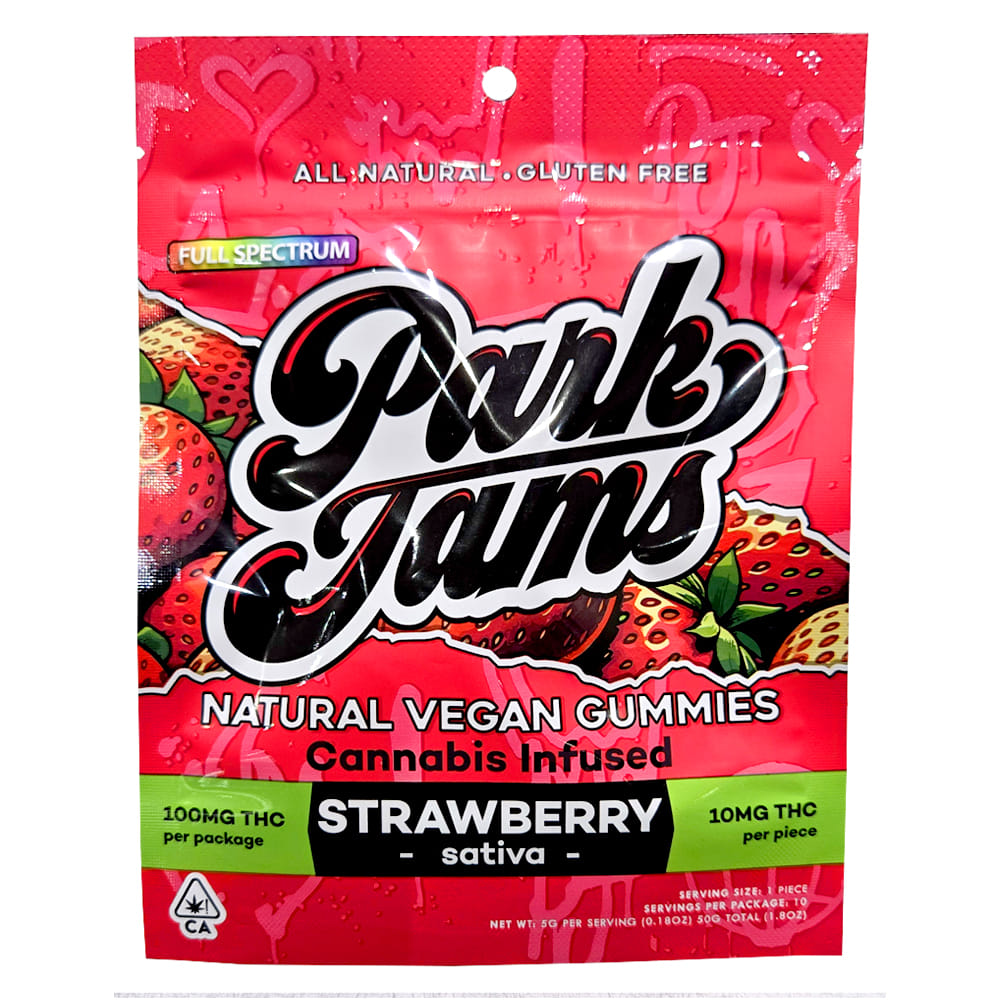 Strawberry (S) 100mg - Park Jams - Strawberry (S) - $9 - Edibles