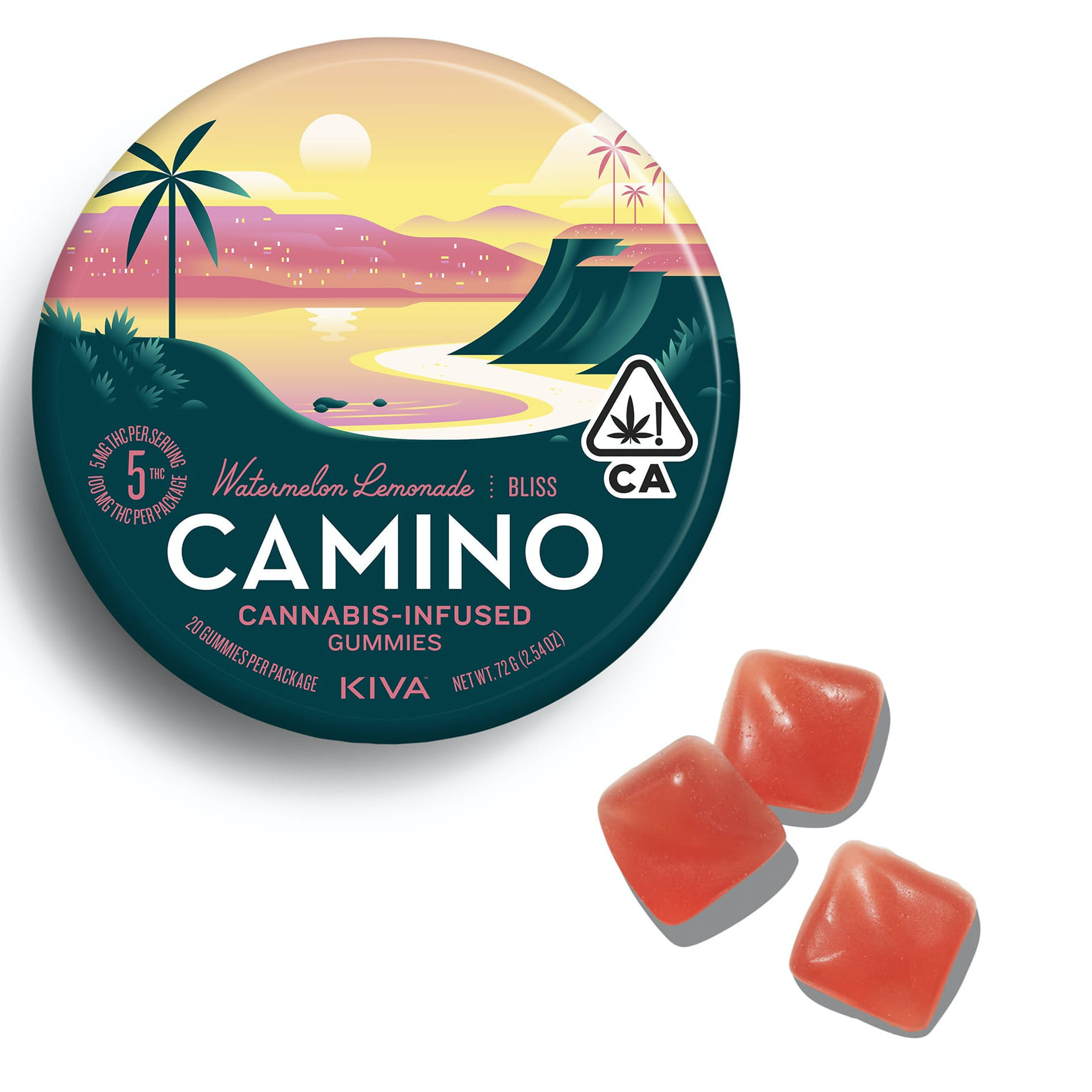 Watermelon Lemonade (H) Gummies - Camino - Watermelon Lemonade (H) - $17.15 - Edibles