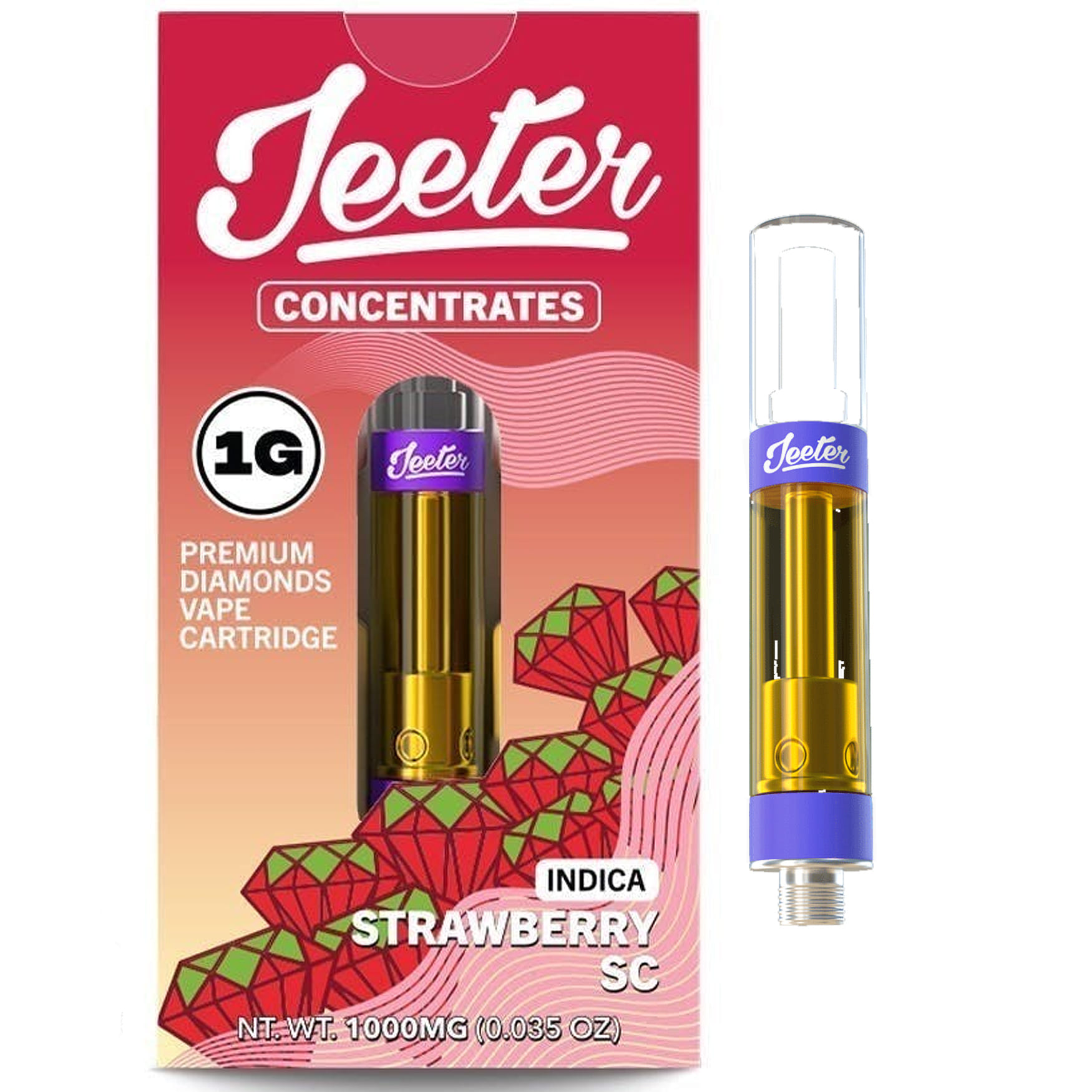 Strawberry Shortcake (I) 1g Juice - Jeeter - Strawberry Shortcake (I) - $28 - Vape Cartridge