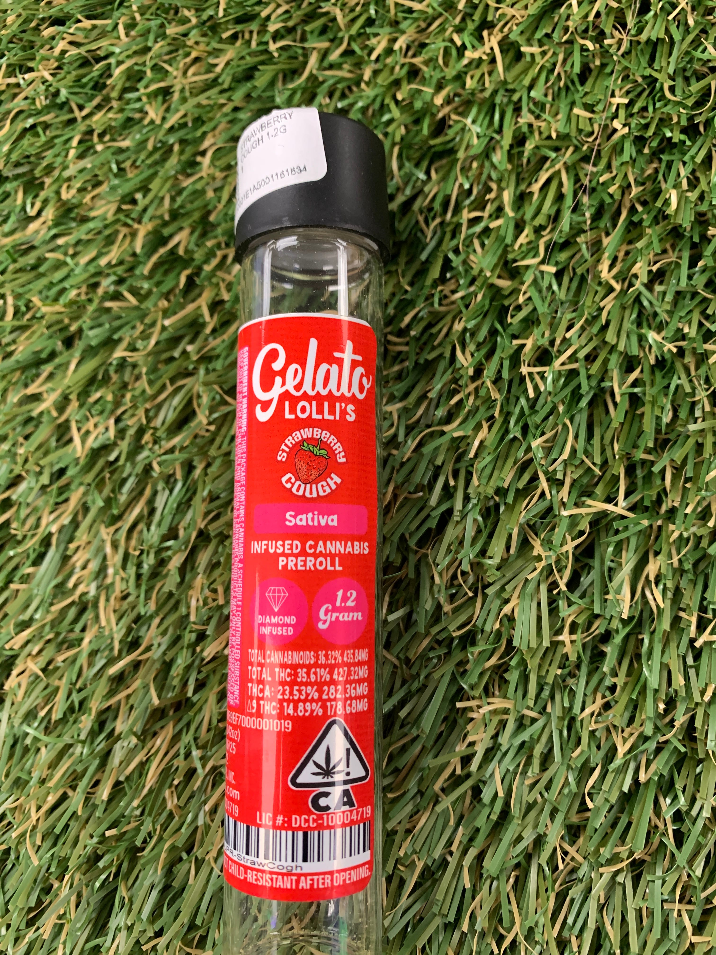 STRAWBERRY COUGH 1.2G - GELATO CANNA CO -  - $6 - Pre-Roll Infused