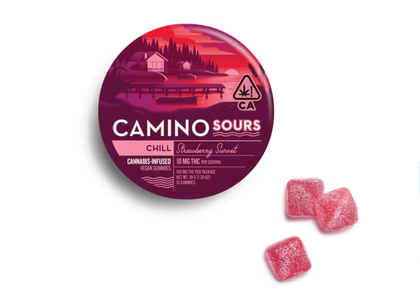 Kiva: Chill Sours Strawberry Sunset Camino