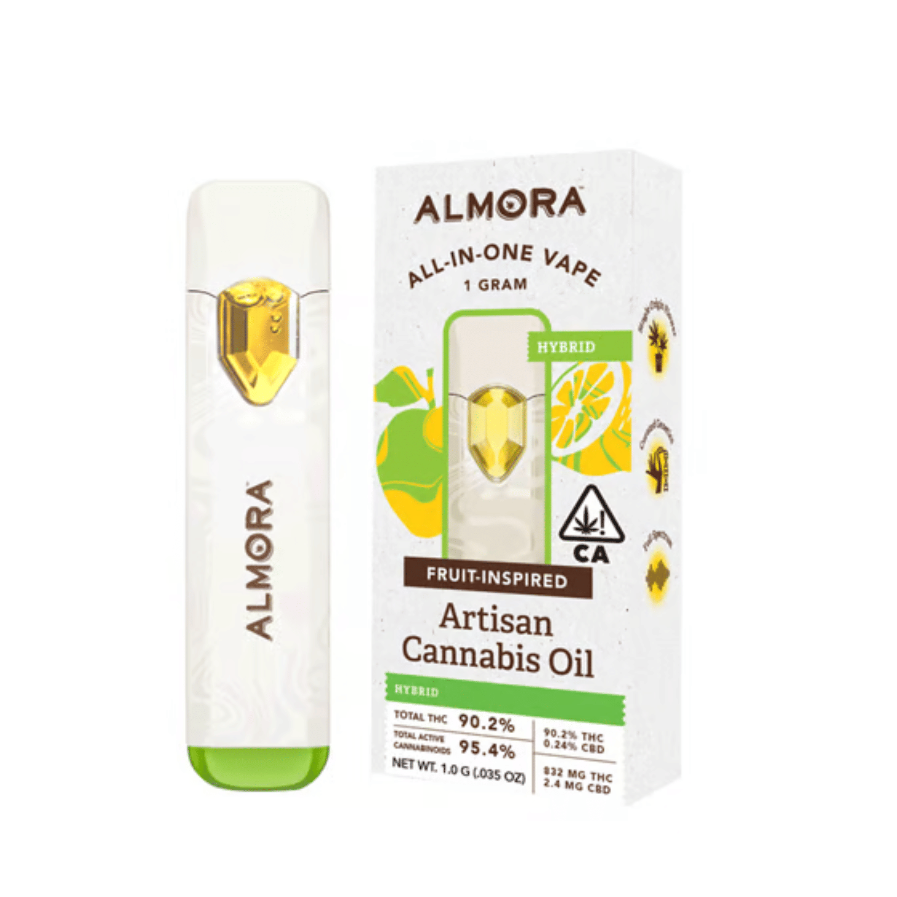 Apple Mac | Fruit Live Resin All-in-One - 1g - Almora Farm -  - $32 - Disposables