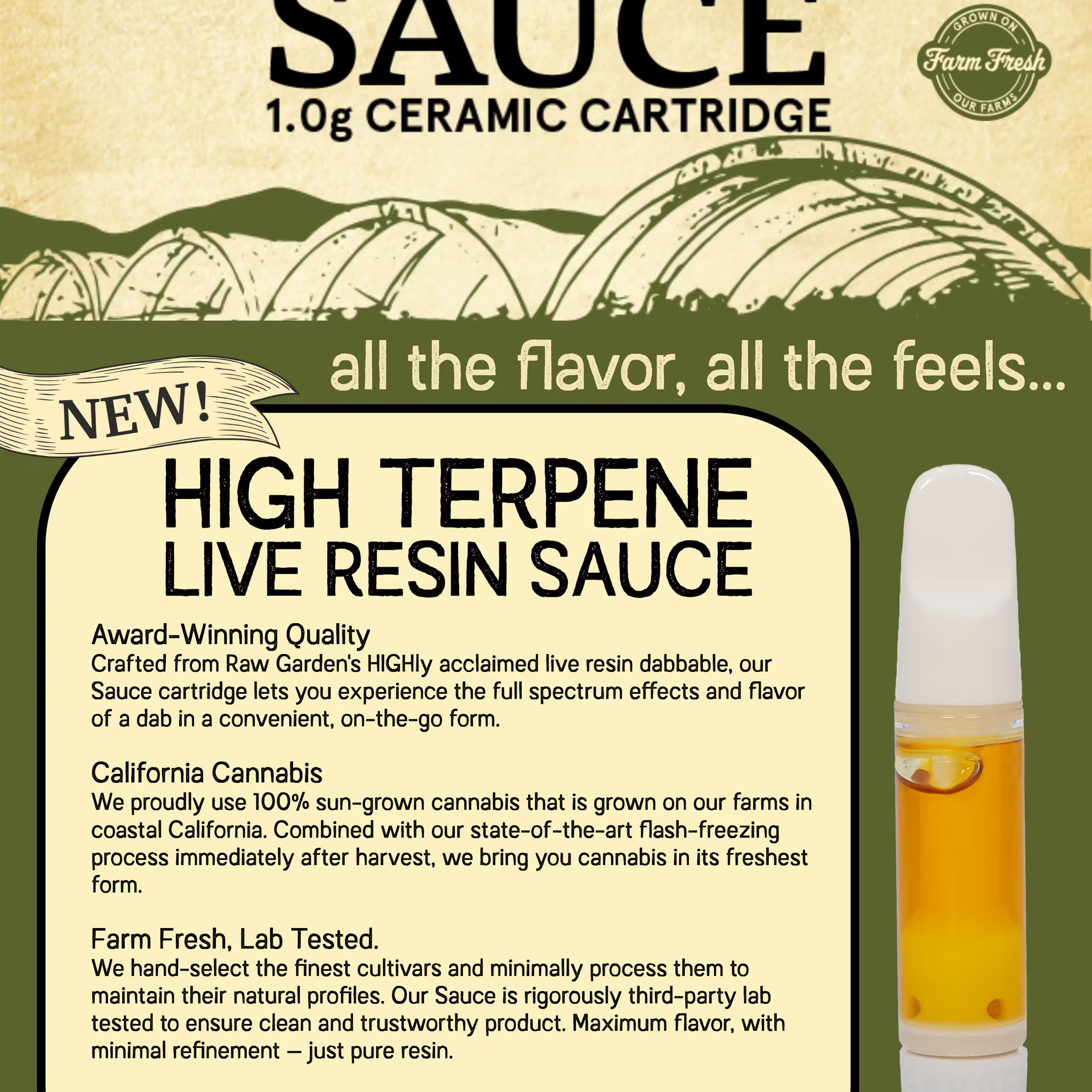 RAW GARDEN - Strawberry Jack #13 (S) - 1g Sauce Cartridge - Raw Garden - Cart - $42 - Vapes