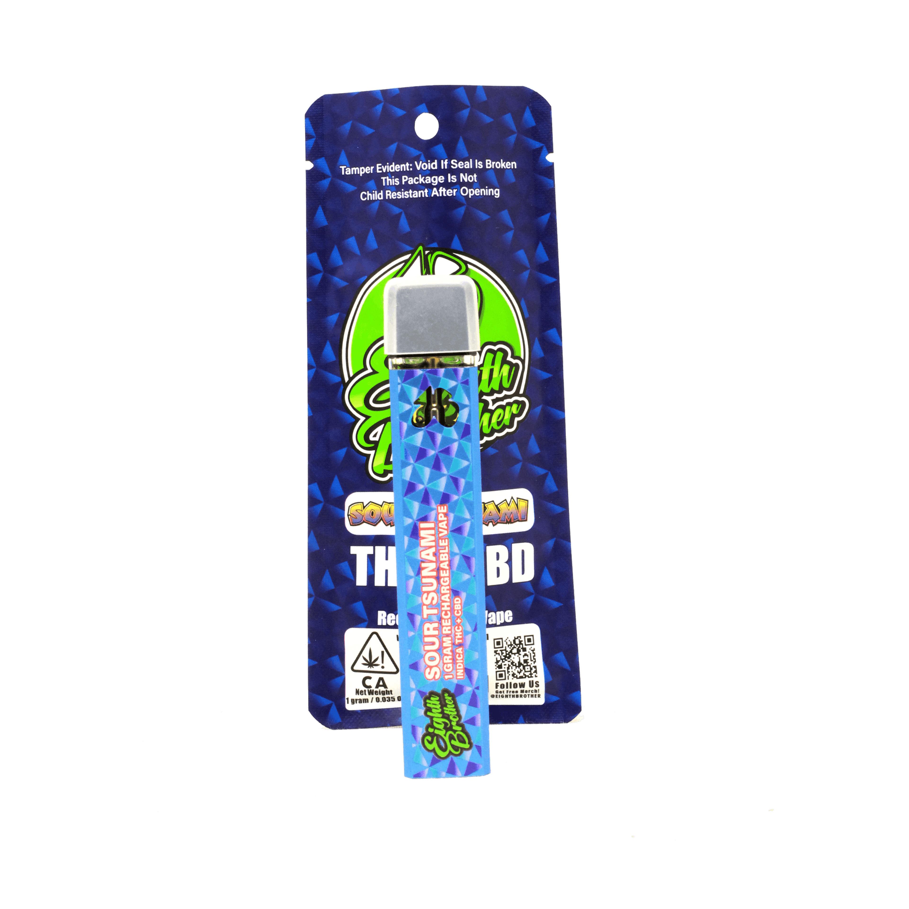 Sour Tsunami All-In-One Vape (1G) - Eighth Brother - - $20 - Vape Pens