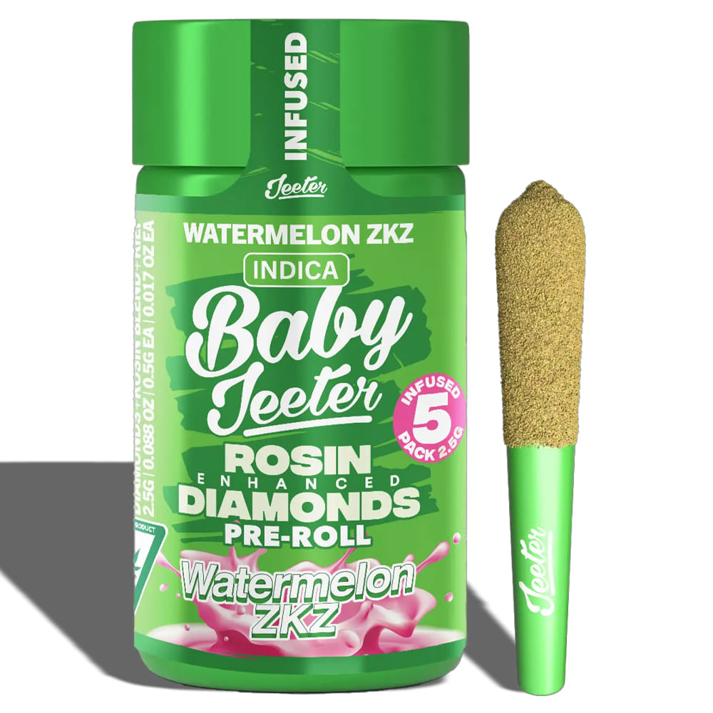 Watermelon ZKZ (I) Infused Baby 2.5g *SPECIAL PRICING* - Jeeter - Watermelon ZKZ (I) - $30 - Prerolls