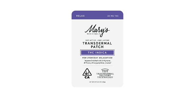 Transdermal Patch Relax -1ct-(20mgTHC)
