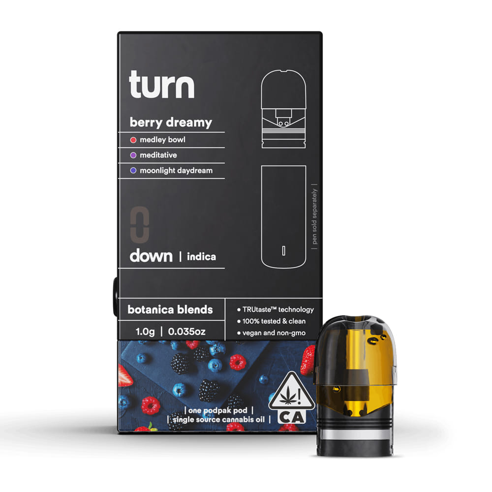 Berry Dreamy (I) - Botanica Blends Pod 1g - Turn - Berry Dreamy (I) - $28 - Cartridges