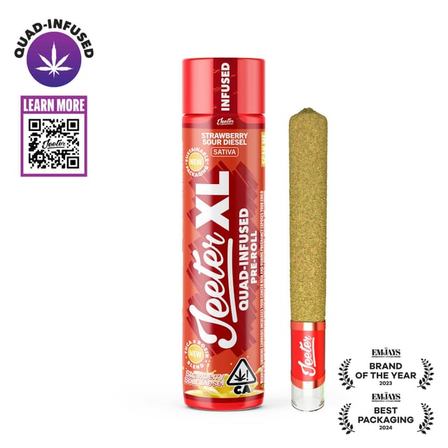 Strawberry Sour Diesel | 2g XL Rosin Enhanced Diamond Pre-Roll