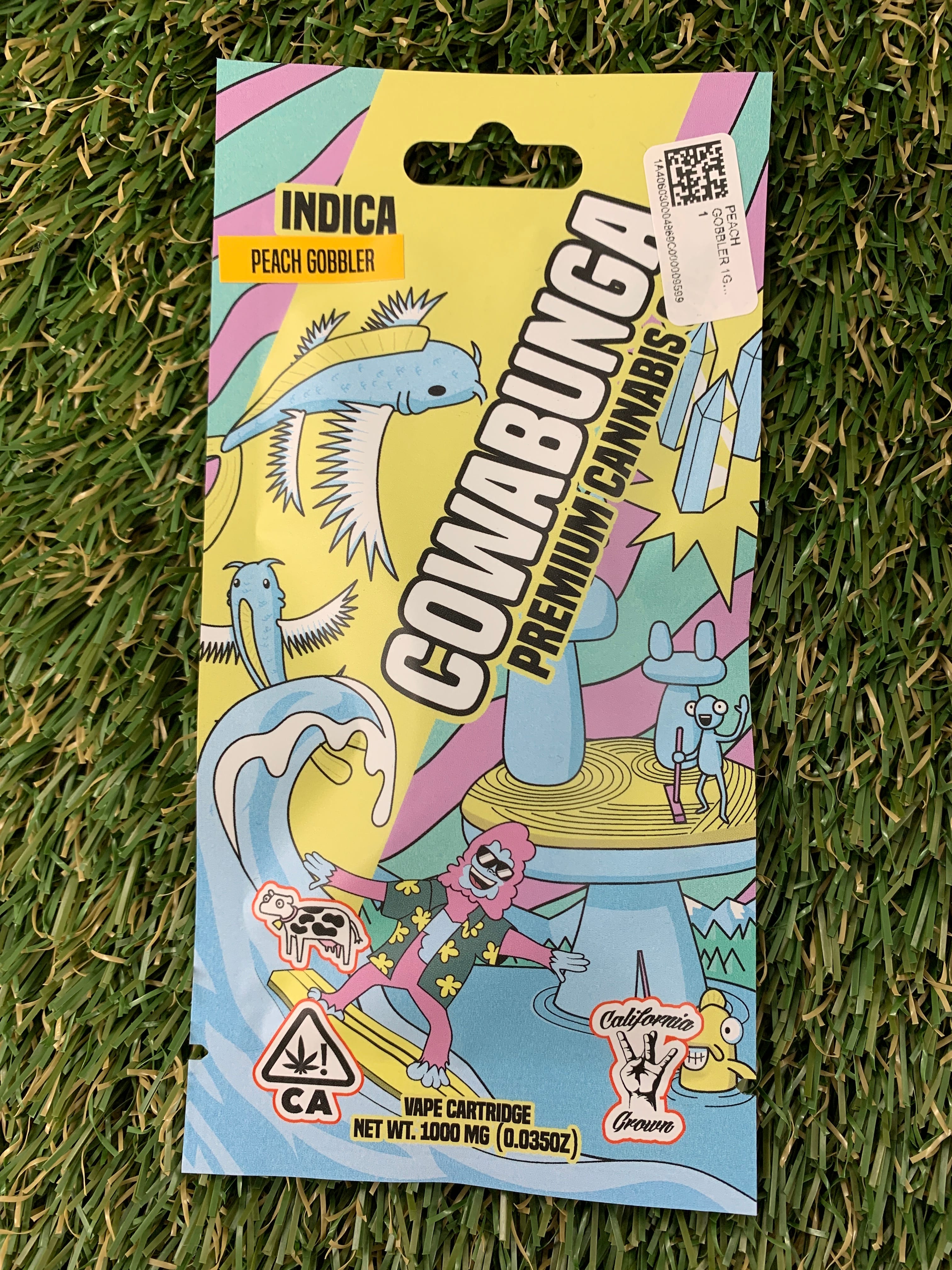 PEACH GOBBLER 1G REFILL - COWABUNGA -  - $12.90 - Vape Cartridge