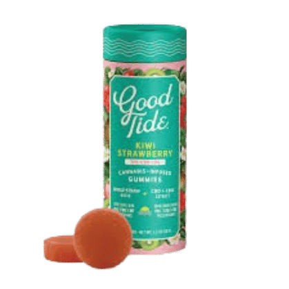 Kiwi Strawberry - "Refreshing" 1:1:1 Solventless Hash Rosin Gummies - Edibles - Good Tide - 10 Gummies - $23.99 - Edibles