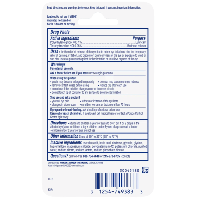 Visine | Red Eye Hydrating Comfort - Visine -  - $5 - Accessories