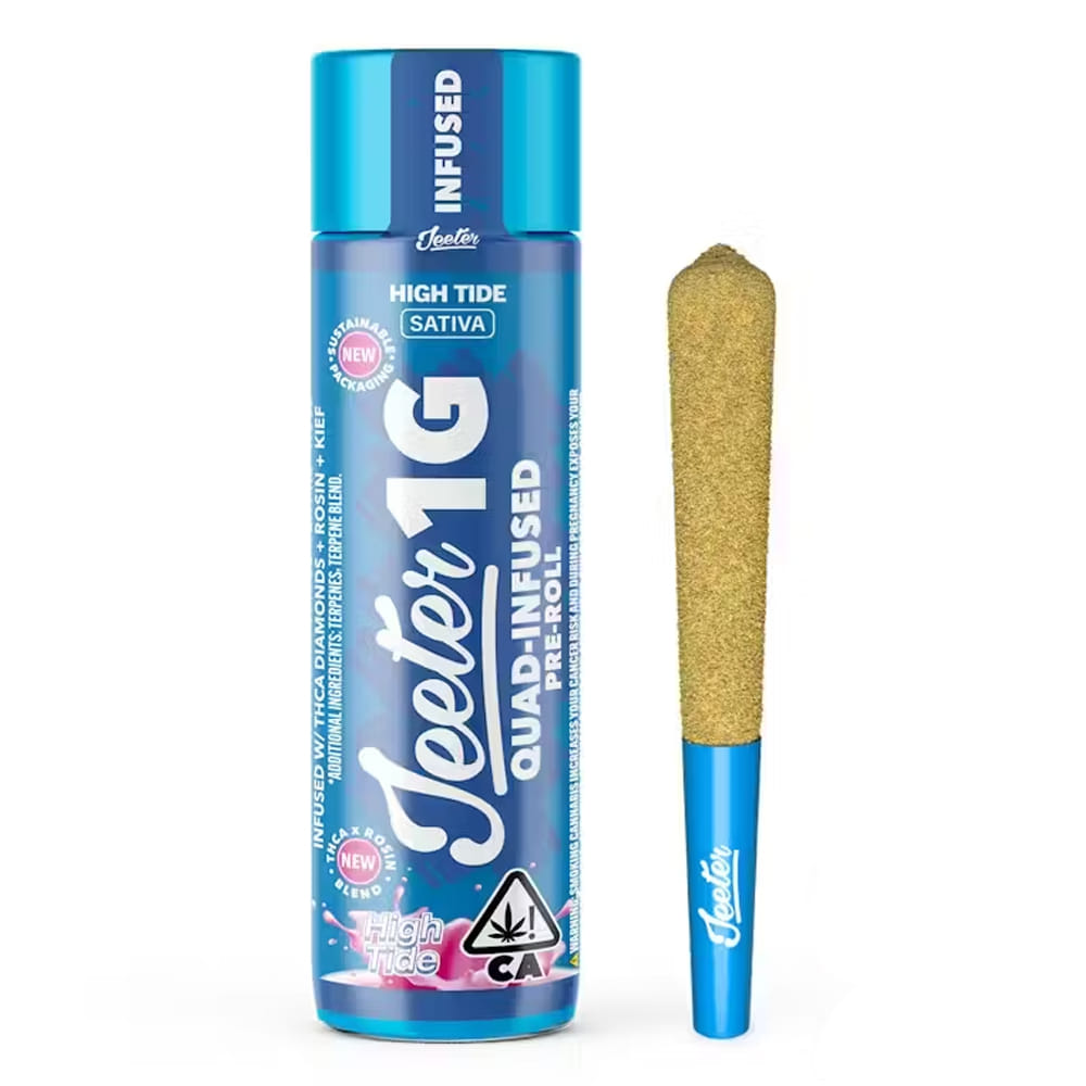 High Tide (S) - 1g Infused Preroll *B2G1 EVERYDAY* - Jeeter - High Tide (S) - $14.99 - Pre-Rolls