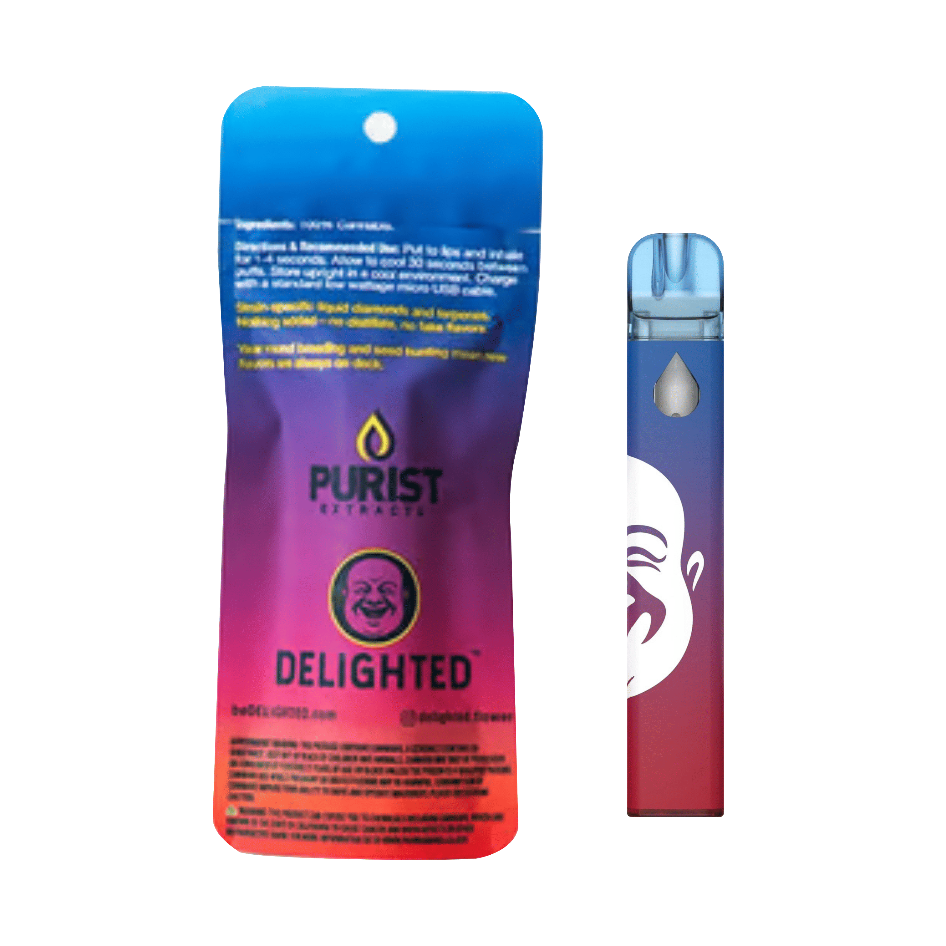 delighted disposable vape GMO Z Liquid Diamonds Disposable - 1g - Delighted