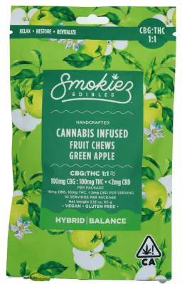 1:1 THC/CBG Green Apple (100mg)
