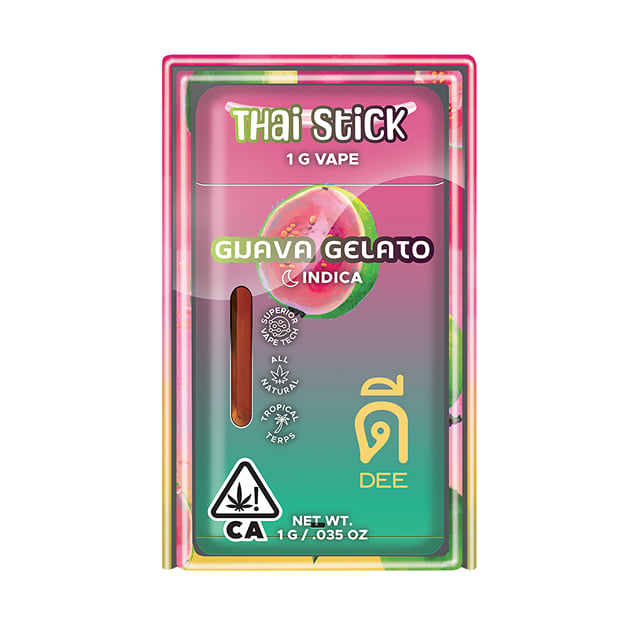 Dee Thai - Vape - 1g - Indica - Guava Gelato