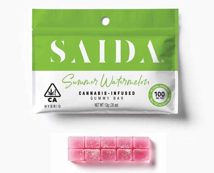 SAIDA - Summer Watermelon (H) - 100mg Gummies - SAIDA - Pouch - $7 - Edibles