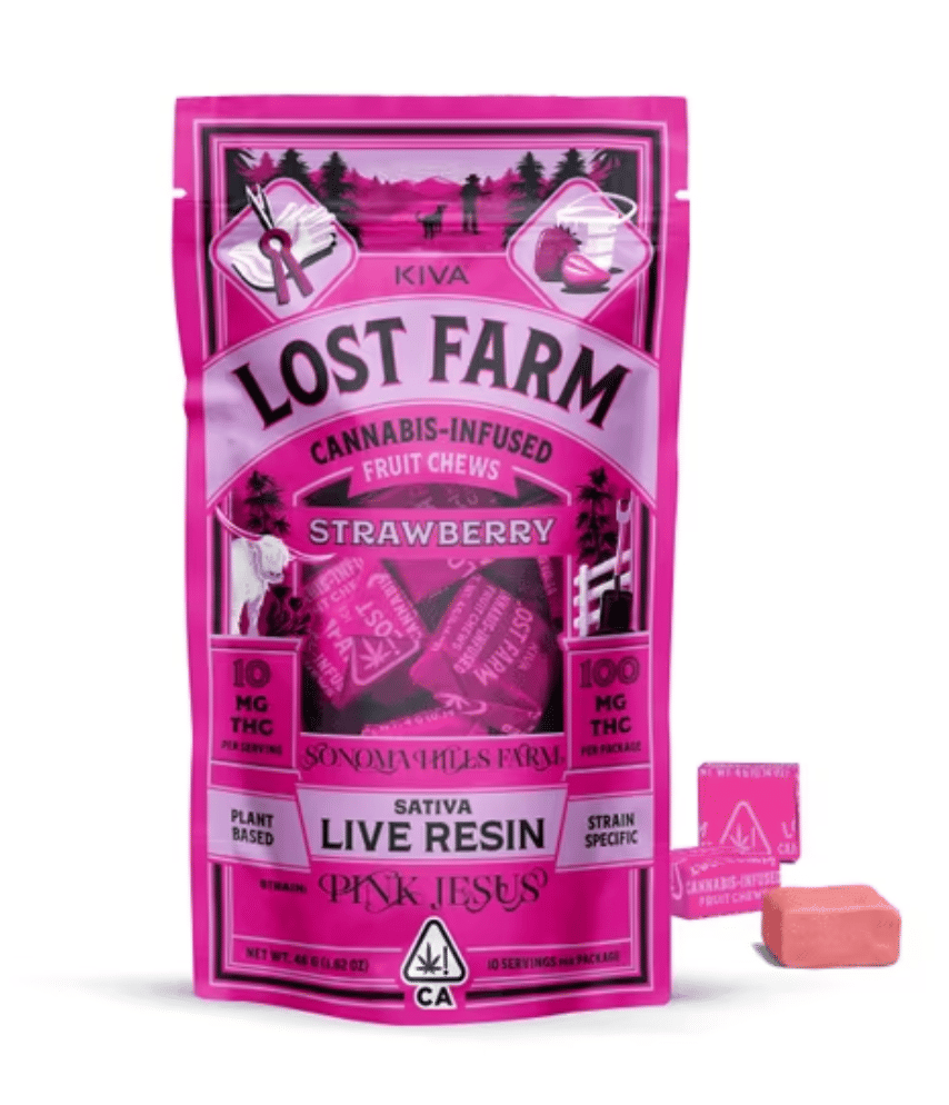 Kiva — Lost Farm Strawberry X Pink Jesus Chews