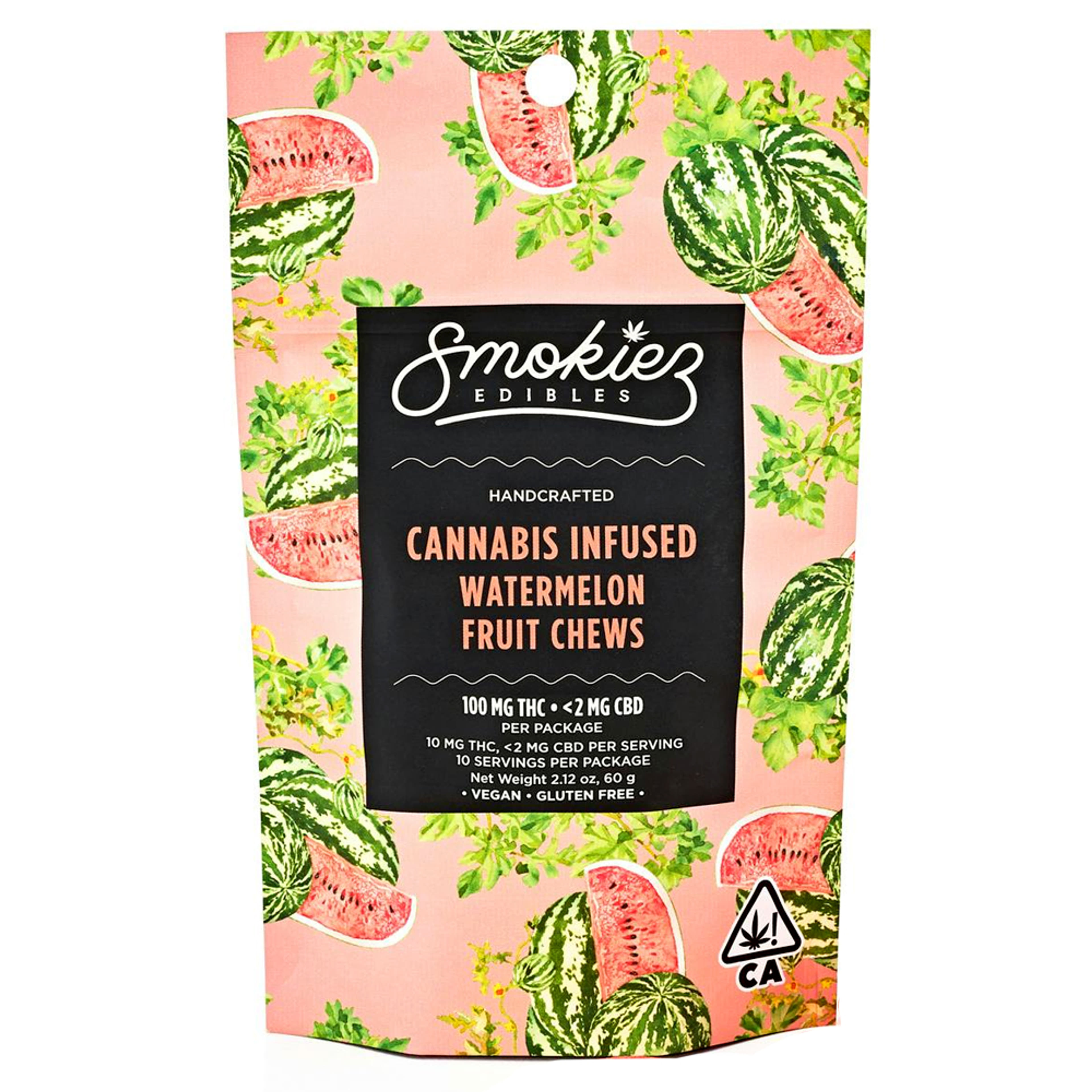 Sweet Watermelon (H) 100mg - Smokiez - Sweet Watermelon - $12.50 - Edibles