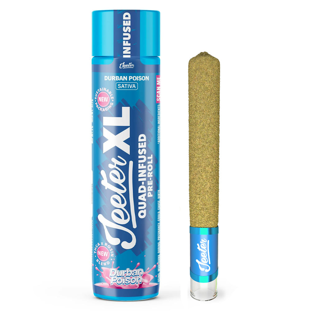 Durban Poison (S) Infused XL 2g *SPECIAL PRICING* - Jeeter - Durban Poison (S) - $28 - Prerolls