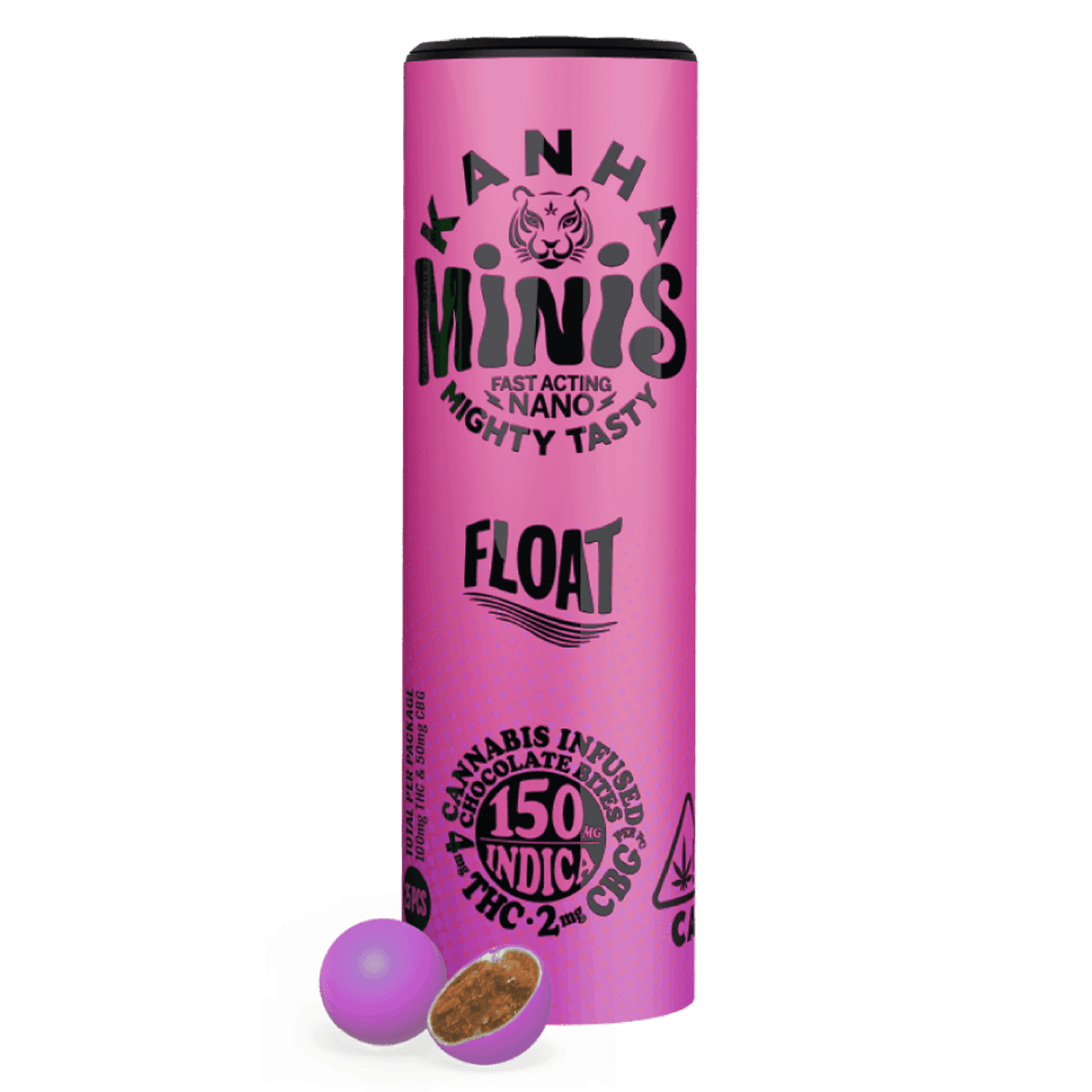 Kanha - Float - 2:1 Minis Chocolates - 100mg THC + 50mg CBG - KANHA - Float - $14.99 - Edibles
