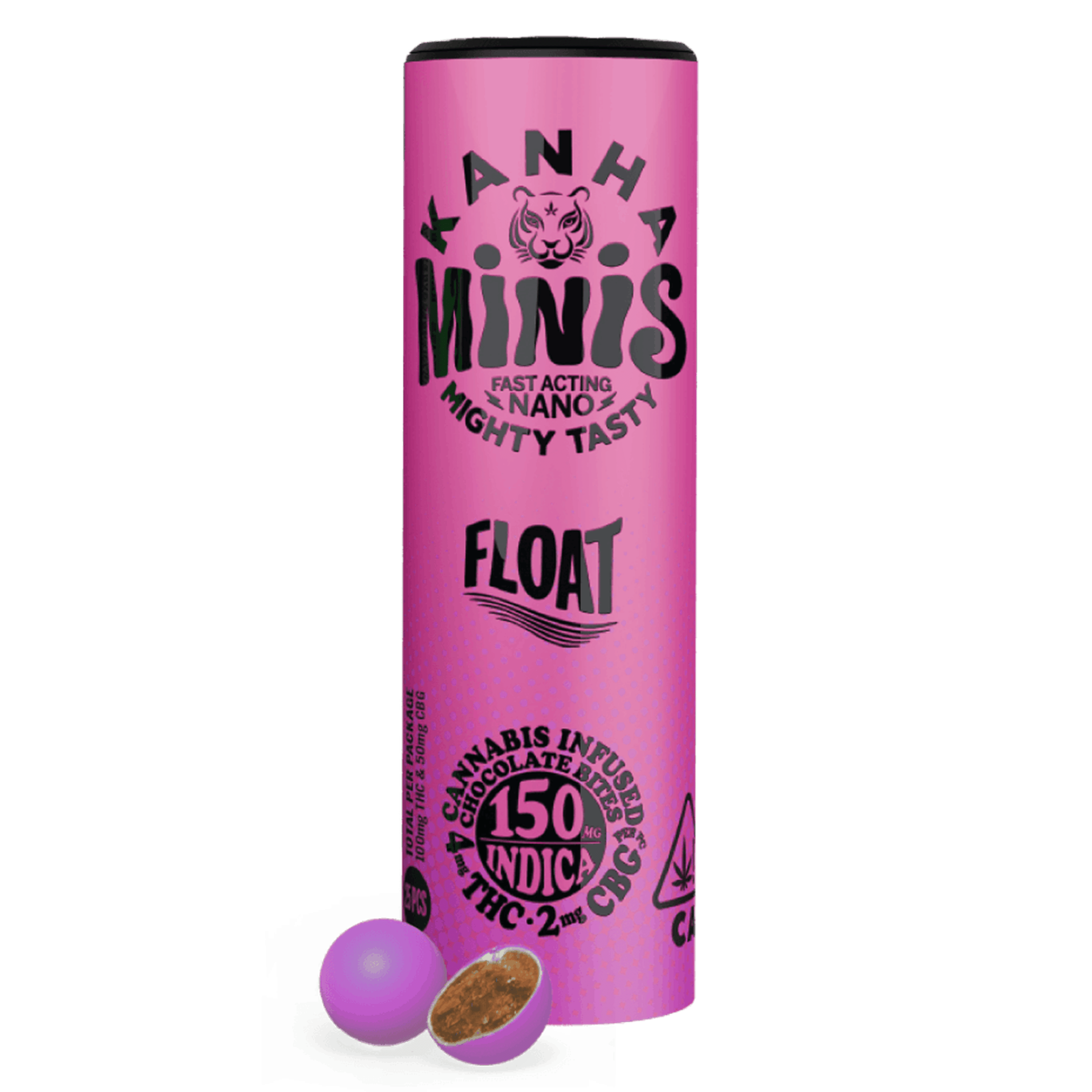 Kanha - Float - 2:1 Minis Chocolates - 100mg THC + 50mg CBG - KANHA - Float - $14.99 - Edibles