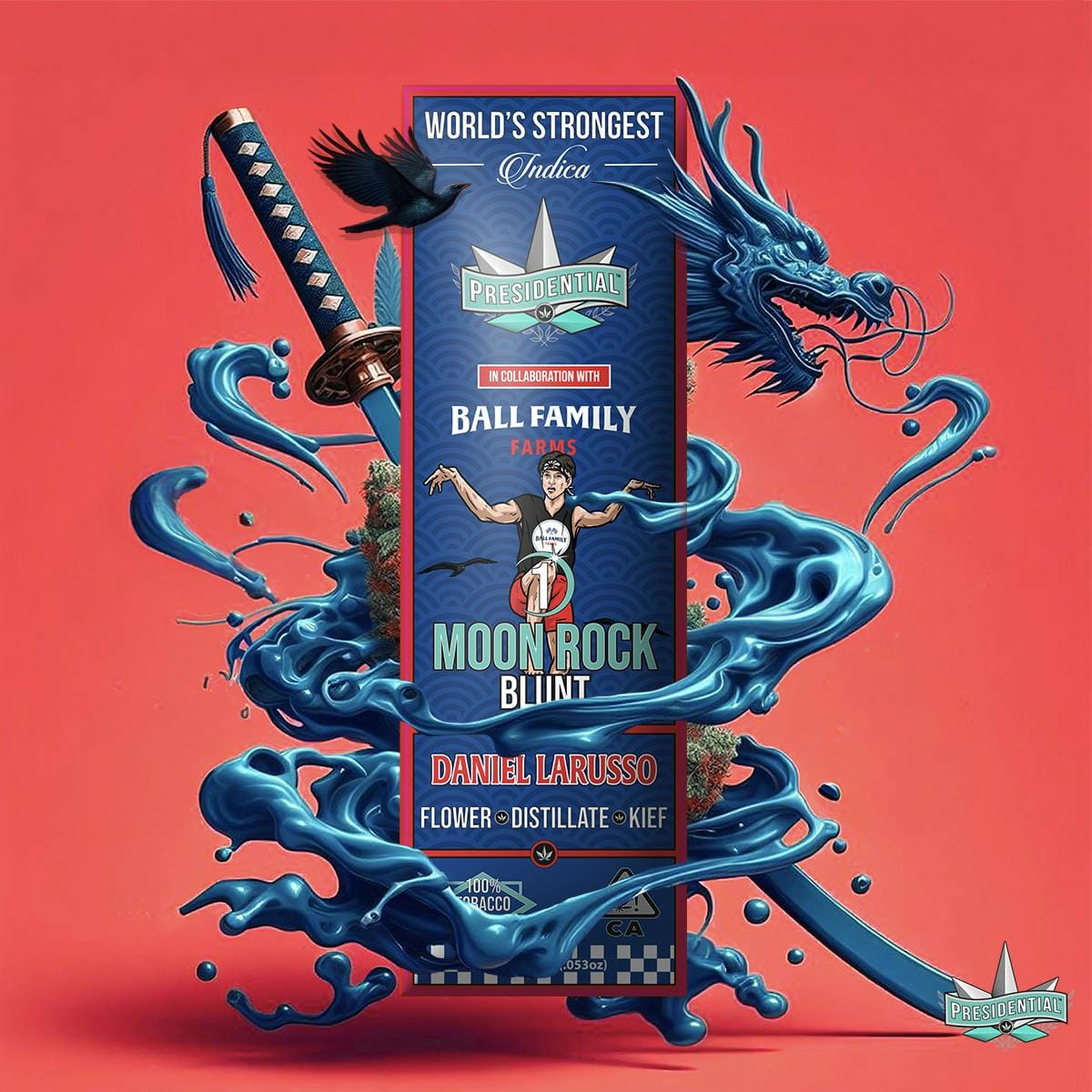 DANIEL LARUSSO MOONROCK BLUNT 1.5G - Presidential -  - $19.35 - Pre-Roll Infused