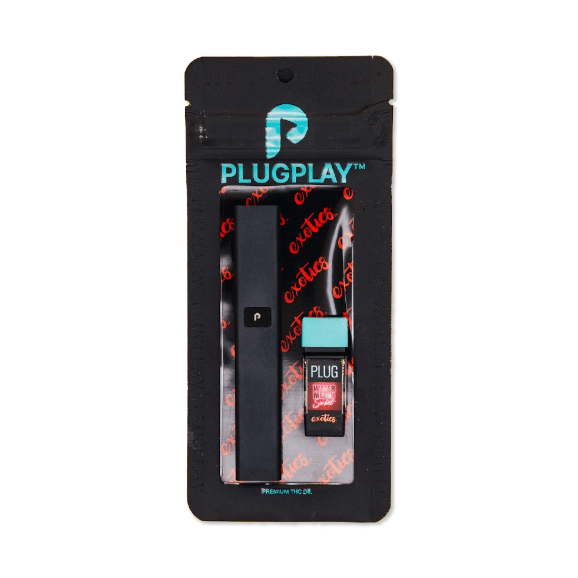 PLUGplay - AIO Watermelon Sorbet Pod + Battery 1g - PLUGplay - PLUGplay - AIO Watermelon Sorbet Pod + Battery 1g - $60 - Disposable