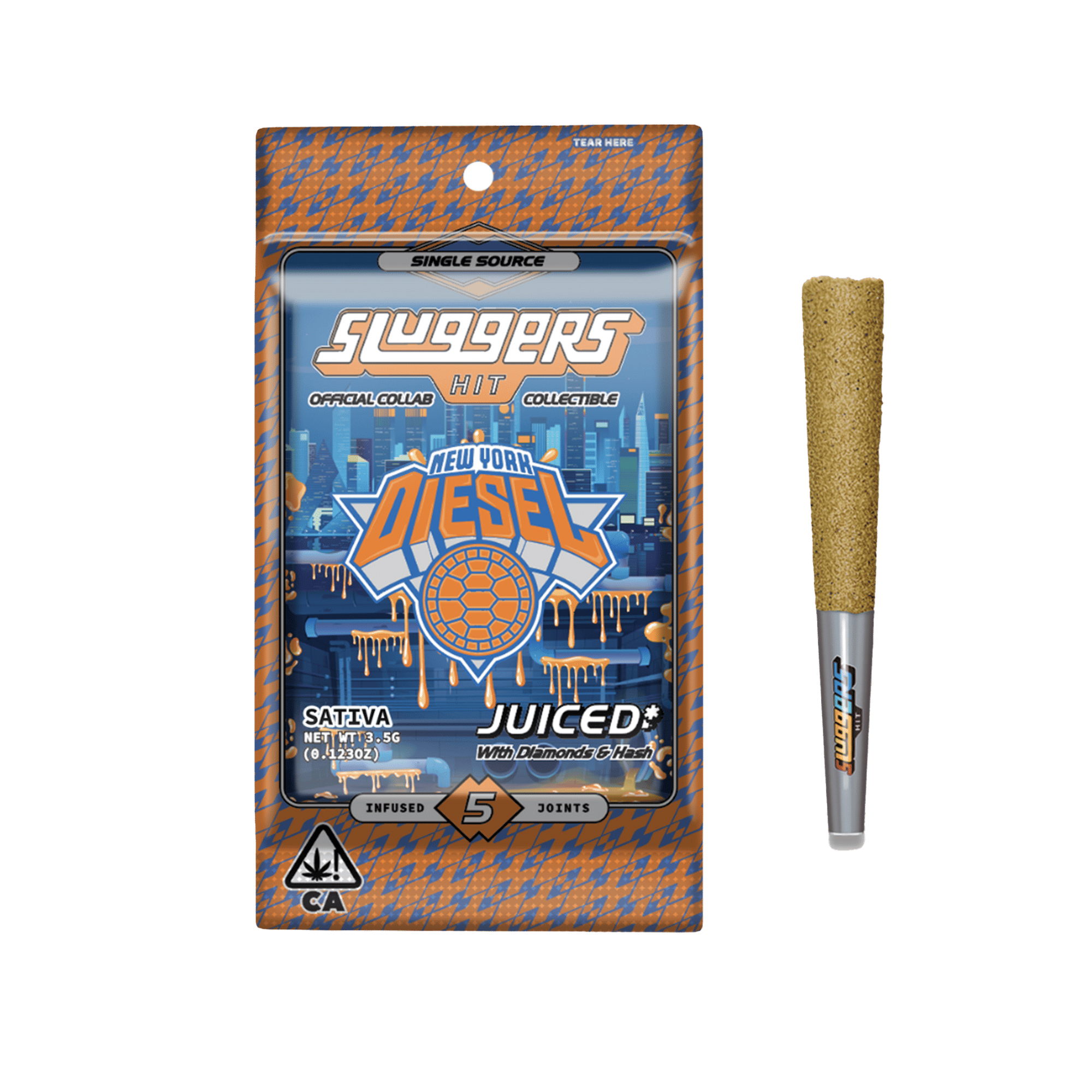 NYC Diesel - Infused Mini-Blunts - Sluggers Hit - 3.5g (5-Pack) - $39.99 - Infused Pre-Rolls